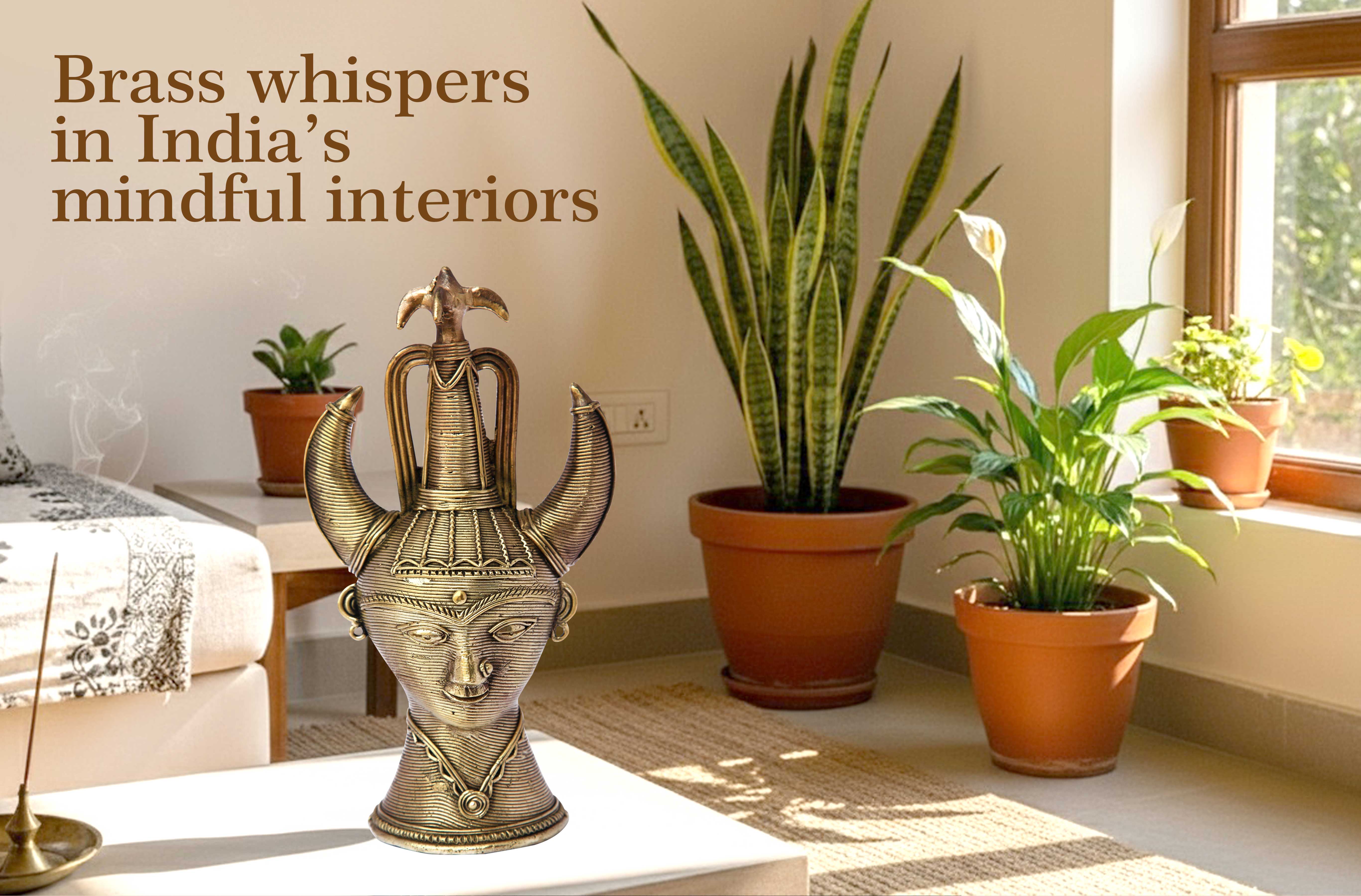 Brass whispers in India’s mindful interiors